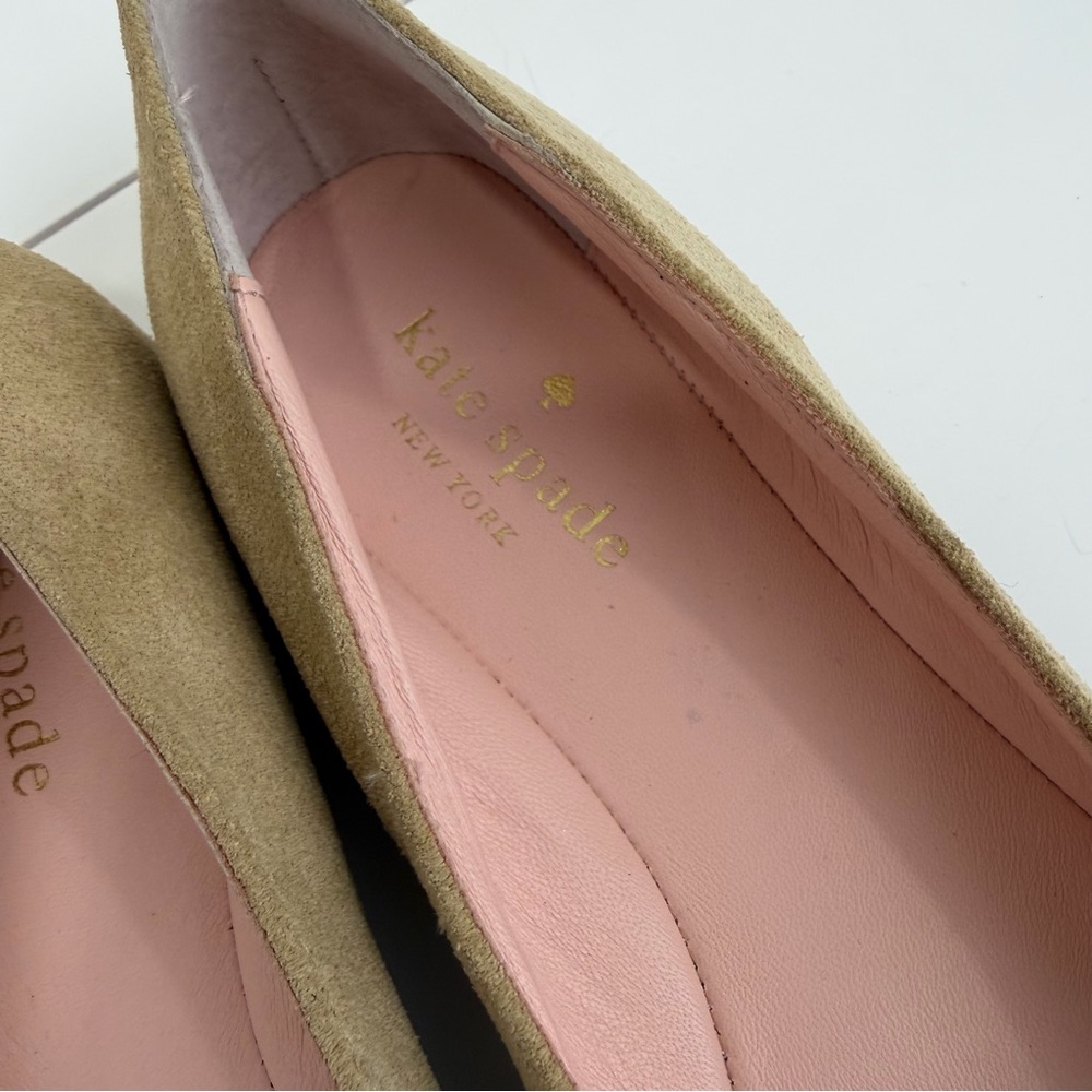 Kate Spade Walt Mouse Ballet Flats Suede Novelty Shoes Size 8 - Picture 9 of 12
